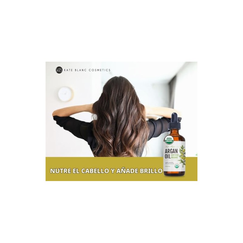 Moroccan Argan Oil (4oz), USDA Certified Organic, Virgin, 100% Pure,