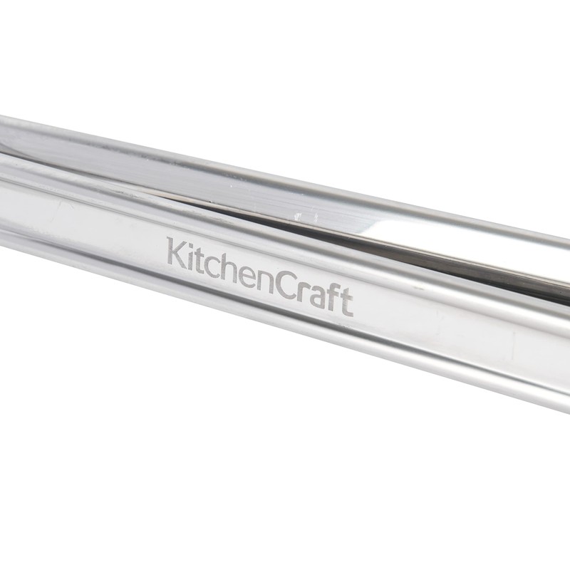 KitchenCraft KCTONGS30 Medium Kitchen Tongs, Stainless Steel, 30cm, Silver