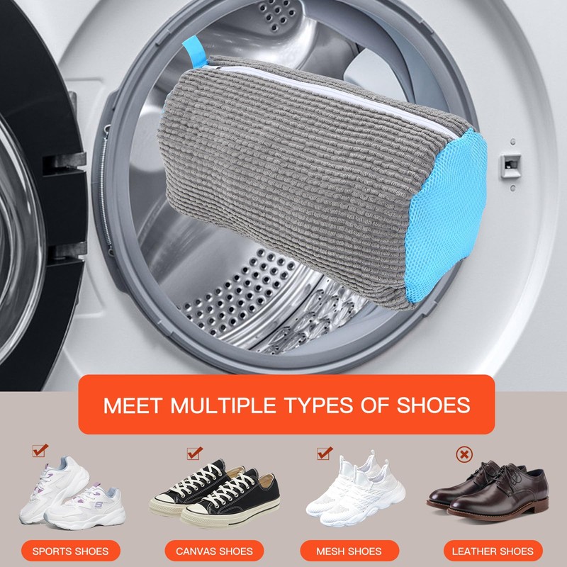 Premium Shoe Washing Bag - Heavy Duty Mesh Laundry Bag