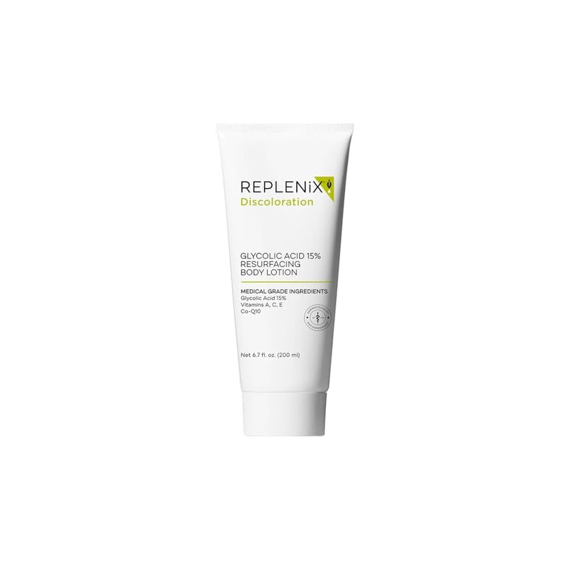 Replenix- Loción corporal renovadora con ácido glicólico al 15%, crema