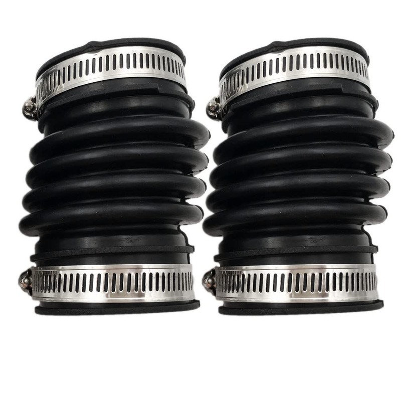 2 Piece Air Intake Hose with Clamps Compatible with Avalon