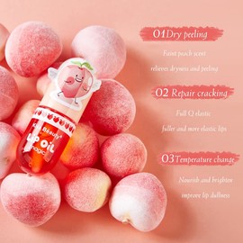 3Packs Hydrating Lip Oil Temperature Color Changing Lip Oil Plumping Lip Gloss Moisturizing Lip Tinted for Lip Care and Dry Lip