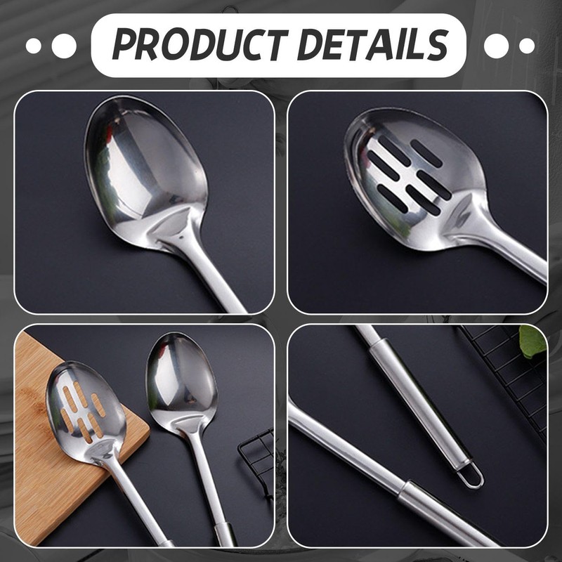 1 Piece Spoon and 1 Piece Colander, with 2 Piece