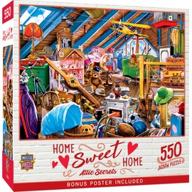 MasterPieces 550 Piece Jigsaw Puzzle for Adults, Family, Or Kids - Hobby Time - 18"x24"