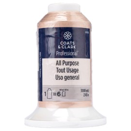 Coats & Clark Professional All Purpose Thread, 3000 yds, Buff