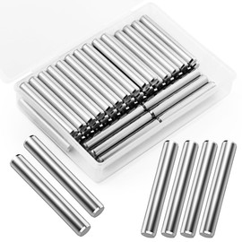 Pack of 45 Shelf Brackets 6 mm, Shelf Support Pins, Cylinder Pins, Shelf Brackets, Holder for Shelves, Shelf Brackets, Stainless Steel Shelf Support for Shelves, Cabinets