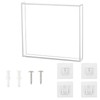 KACCDE CDs Rahmen Vitrine Acryl CDs Display Box Klar Wandhalterung