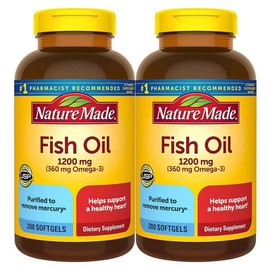 Nature Made Fish Oil 1200 mg Softgels, 2pk./400 ct.