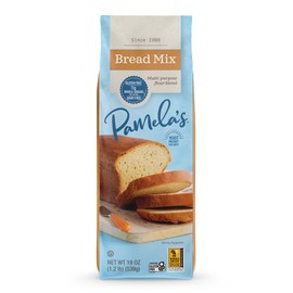 Pamela’s Baking Mixes, Bread & Flour Blend, Gluten-Free, 19 oz. (Pack of 6)