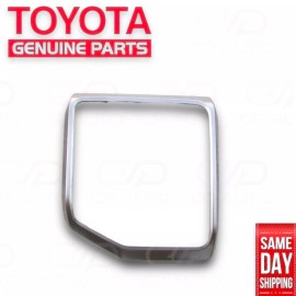 Toyota 16-22 TOYOTA TACOMA CENTER CONSOLE SHIFTER BEZEL TRIM COVER PANEL SILVER OEM NEW