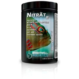 Brightwell Aquatics Nitrat-R – Nitrate Removing Resin Filter Media for All Marine and Freshwater Aquariums, 500-ml