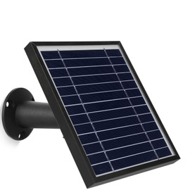 Uogw Solar Panel Charger Compatible with Arlo Pro 5S 2K/Arlo Pro 4/Arlo Ultra 2/Arlo Pro 3/Arlo Ultra/Go 2,with 11.5ft Waterproof Magnetic Charging Cable,Adjustable Mount(NOT for Arlo ES)-Black