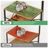 SNTD Bakers Rack with Power Outlet, Kitchen Shelves Microwave Stand
