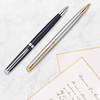 Waterman S0920660 Metropolitan Essential Ballpoint Pen, Black GT Fine Point,