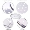 TIMJJG 2 Pieces Stainless Steel Steam Rack, 2 Steam Cloths