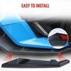 Front Wing Guards for Polaris Slingshot, Carbon Fiber Pattern Front