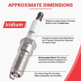Pindex 4 Pack Ignition Coils and Iridium Spark Plug 4912,UF596 93501 Coil Pack Kits Compatible with Toyota Pontiac Corolla Lexus Scion Matrix CT200H 1.8L L4 UF596 UF619 C1714 90919-02252 90919-02258