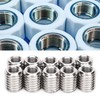 10 Pcs Insert Nut Reducing Repairing M6 x 1.0 Female