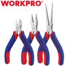 WORKPRO Mini Pliers Set 5” Long Nose Plier 6” Needle