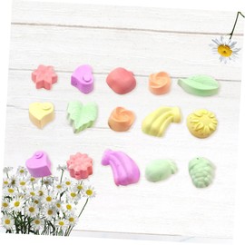 TEHAUX 30pcs Small Pet Calcium Chew Toys for Teeth Care Random Shapes for Hamsters Parrots and Other Small Animals Nutrient-Rich and Safe Chewing