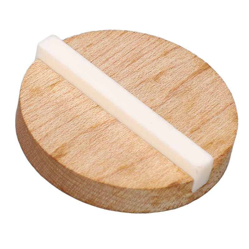 Guitar Resonator Biscuit Replacement Maple Wood Biscuit with Ox Bone