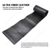 CHUSYYRAY Black 15" Leather Car Steering Wheel Cover Breathable Anti-slip