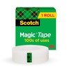 Scotch Magic Tape, 1 Roll, Numerous Applications, Invisible, Engineered for