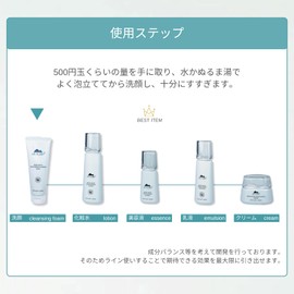 DR PLANT Face Cleanser, Pores, Oily Skin, Dry Skin, 4.2 oz (120 g), Vitamin C Derivative, Niacinamide, Stains Freckles, Facial Cleanser, Foaming Facial Cleanser, Additive-free, Moisturizing, Snow