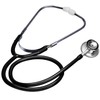 Novamedic Classic Black Dual Head Stethoscope, 22-inch, Adult Size Stethoscope