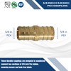 XFITTING Pex B Coupling, 10-Pack, 5/8" Pex x 5/8" Pex