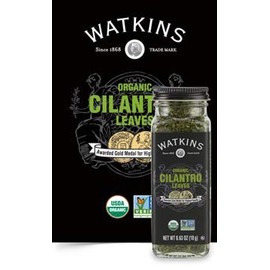 Watkins Gourmet Organic Spice Jar, Cilantro Leaves, Non-GMO, Kosher, 0.63 Ounce Jar, 1-Pack