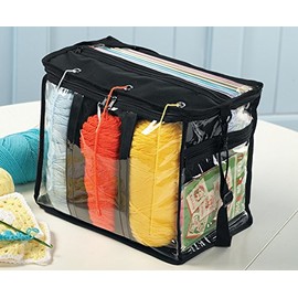 Clear Plastic Portable Yarn Tote Bag