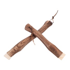 Gadpiparty 2Pcs Short Curved Wooden Axe Handle for Hatchet Ergonomic Design Durable Solid Wood Construction Versatile Tool for Heavy Duty Tasks with Hanging