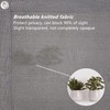 Sekey Balcony Privacy Screen, HDPE, 220 g/m², Slightly Transparent, Wind