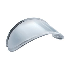 C2W 7-inch Round Stainless-Steel Extended Style Headlight Visor
