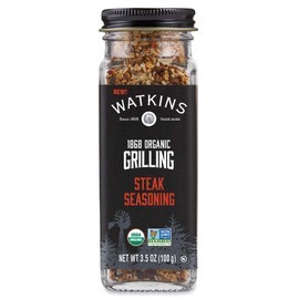 Watkins Organic Grilling Steak Seasoning, 3.5 Oz, 3-Pack
