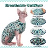 Sphynx Hairless Cat Breathable Summer Cotton T-Shirts, Pullover Kitten T-Shirts