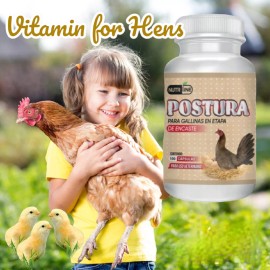 Nutriline POSTURA HEN POULTRY BONE AND EGG BUILDER 100 CAP SUPLEMENTO PARA GALLINAS HUEVOS