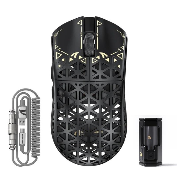 ATTACK SHARK R5 - mouse para juegos ultra inalámbrico, 39