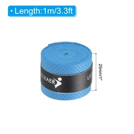 PATIKIL Drum Stick Tape Drumstick Grips Drumstick Wrap Anti Slip 4pcs 1" Width 3.3ft for Drum Percussion Drumming Accessories Blue