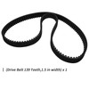 GOLKNHA 40024-97 Drive Belt,139T 1.5 inch Width for Harley-Davidson Touring