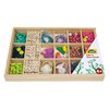 Lena 32024 Craft Set Wooden Threading Beads Large and Wooden