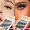 Fowendia Manga Lashes Cluster Lashes C D Curl DIY Lashes