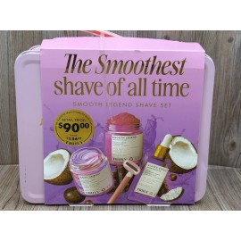 Truly Smooth Legend Shave Set: Scrub, Shave Butter, After Shave Oil & Razor Case