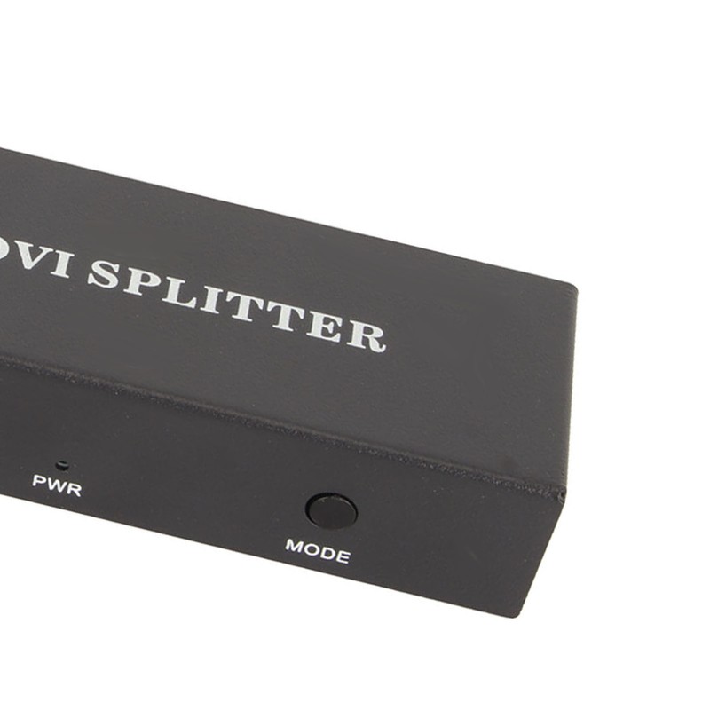 1x2 DVI Splitter 1 in 2 Out Support Resolution Up