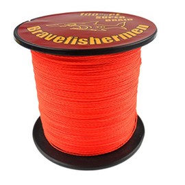 Bravefishermen Braided Fishing Line 8lb-80lb High Performance PE Fishing Lines Ultra-high Sensitivity & Zero Stretch 4 Strands Wire