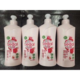 Sedal 4 SEDAL ANTI KNOTS HAIR COMB CREAM NET WT 10.14 OZ EACH MADE MEXICO HIDRATACION