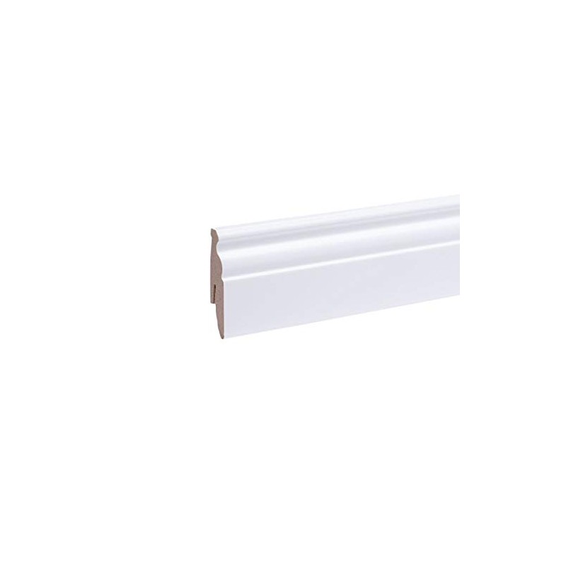 White Skirting Board Berlin Profile 60 x 20 x 2,600