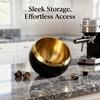 Coffee Pod Holder, Capacity Stainless Steel Storage Rack, Heavy-Duty Stainless