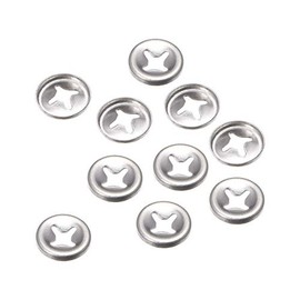 sourcing map M3 Washer 2.5mm I.D. 10mm O.D. Internal Tooth Lock Washers Push-On Locking Speed Clip 304 Stainless Steel 10pcs